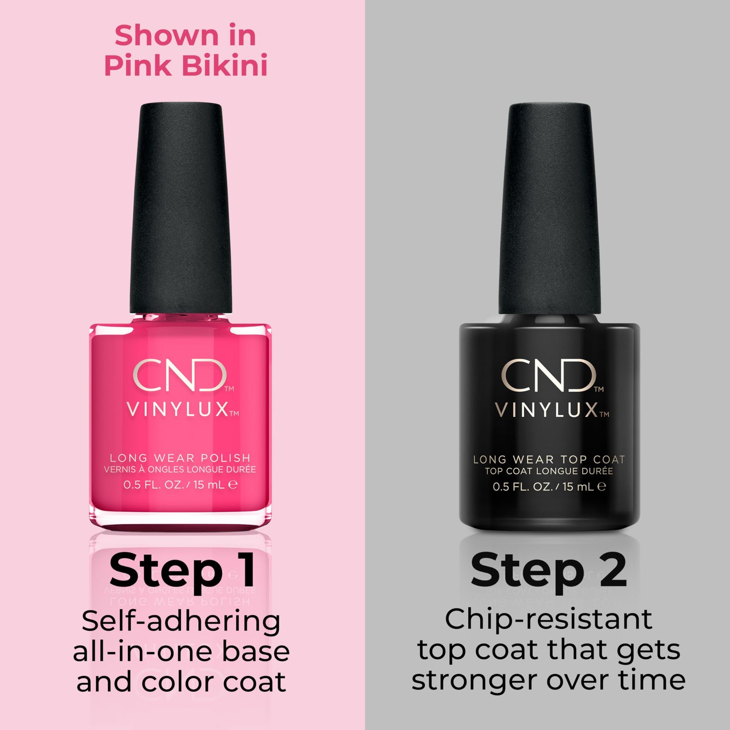 CND Vinylux Longwear Pink Nail Polish, Rosebud, 0.5 fl oz