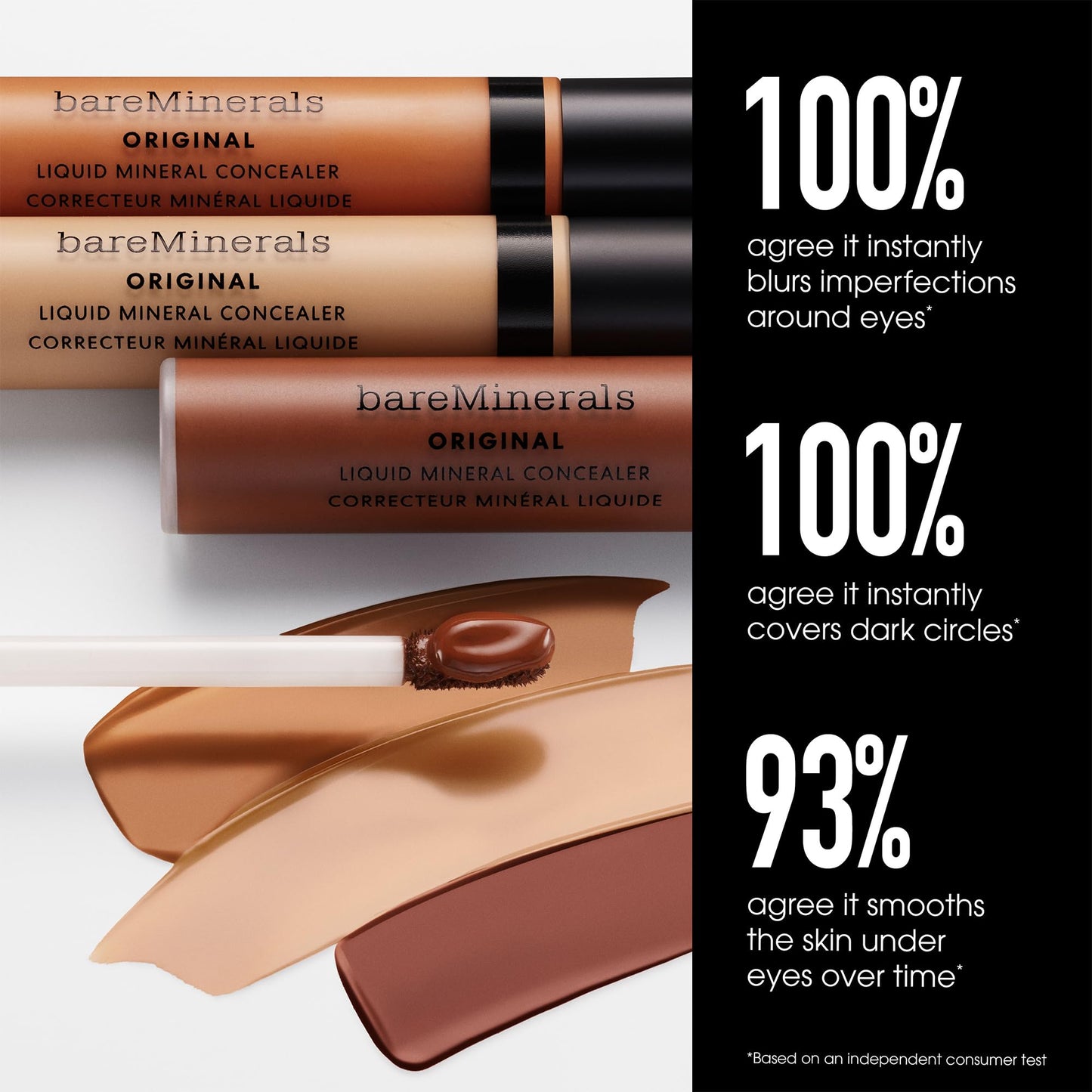 bareMinerals Original Liquid Mineral Concealer, Light-Medium 2.5W, 0.20 oz