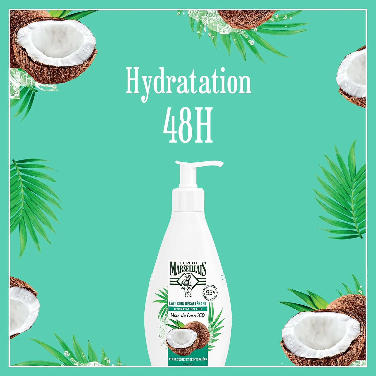 Coconut Body Milk - 48H Moisturizing & Soothing Body Lotion | 250ml