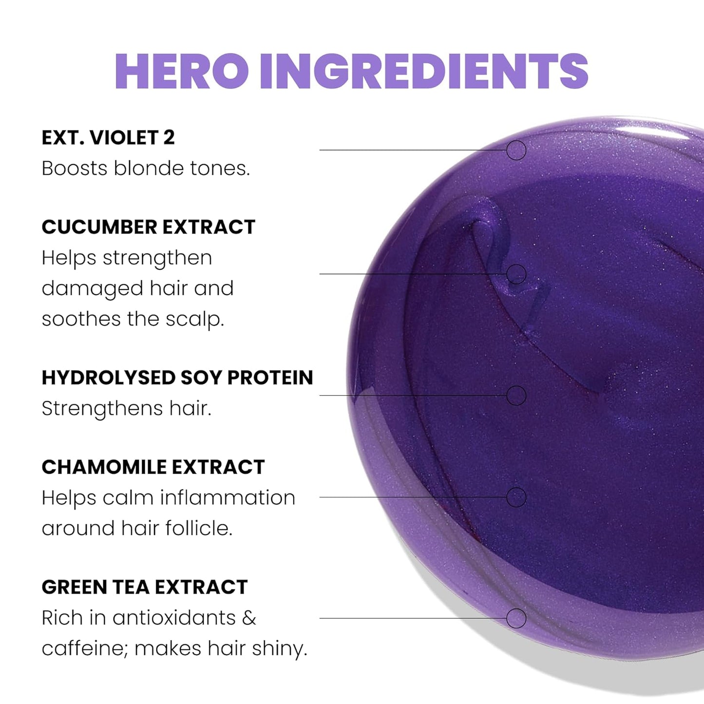 Keep My Colour Blonde Shampoo - Purple Toning Shampoo for Blonde & Color-Treated Hair | Sulfate-Free, Blue Base