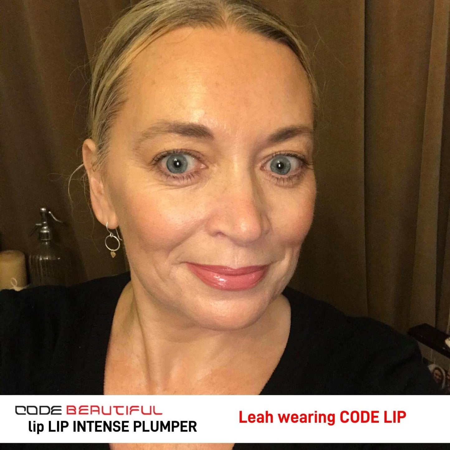 CODE Beautiful Lip Plumping Treatment Gloss for Fuller Plumper Lips | Long Lasting | Hyaluronic Acid Infused | Vegan & Cruelty Free | Lip Intense Plumper 7ml