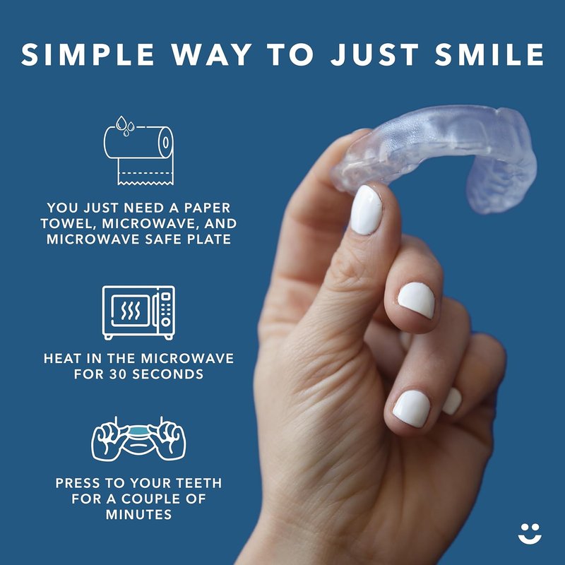 Moldable Night Guard for Teeth Grinding | Dental Mouth Guard for Sleeping - Aqua 2 Pack