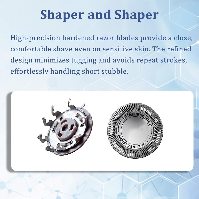 S3000 Replacement Razor Blade Compatible with Philips Norelco Aquatec Shavers,Razor Blades for S3000 Series S3206 S4303.9 Pcs