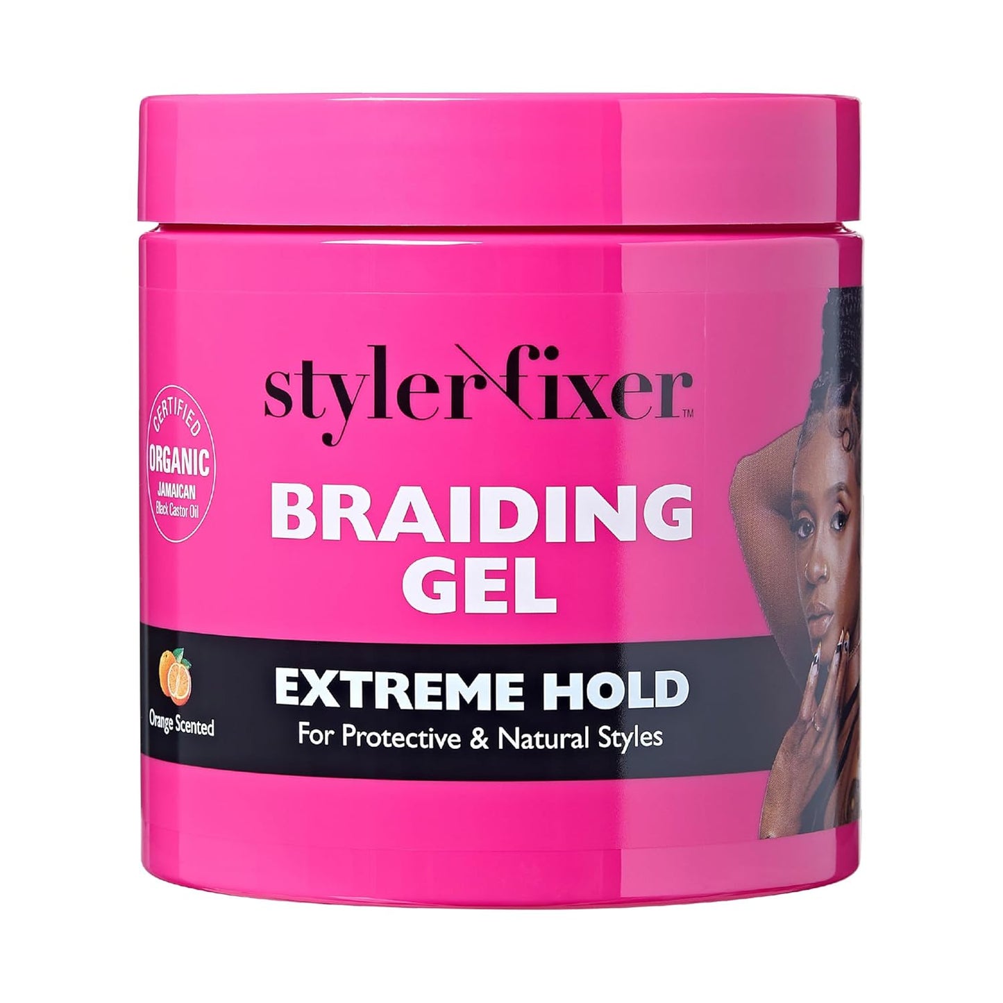 Red by Kiss Braiding Gel - Extreme Hold Styler for Box Braids & Cornrows | Hydrating, Long-Lasting Frizz Control (32 fl. oz.)