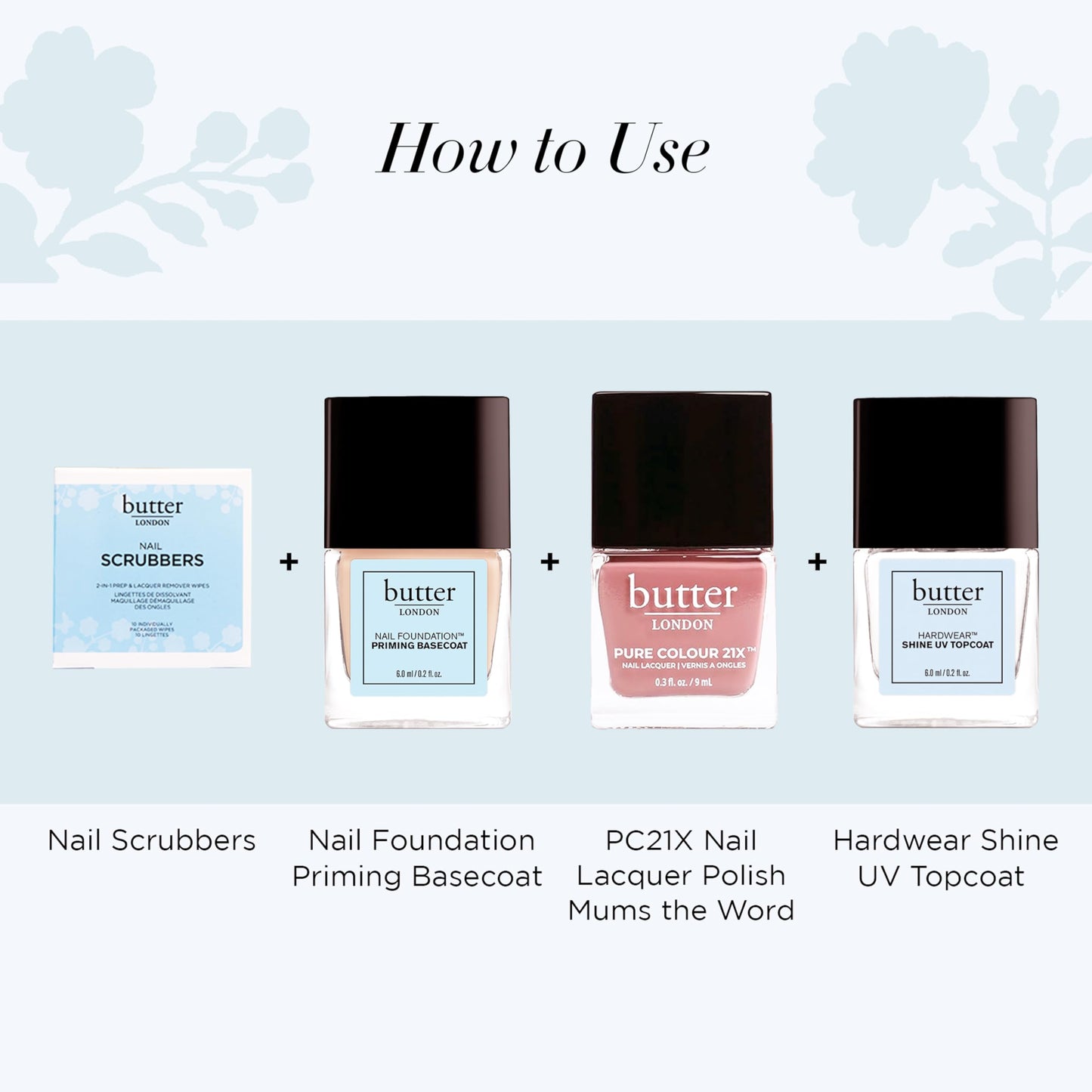 Butter LONDON Nail Polish Remover Pads,Nail Scrubbers-2-in-1 Prep&Lacquer Remover-Nail Wipes-Travel-Friendly Gel Fingernail Polish-Remover-Cruelty-Free,Paraben-Free&Gluten-Free,10 Count (Pack of 2)