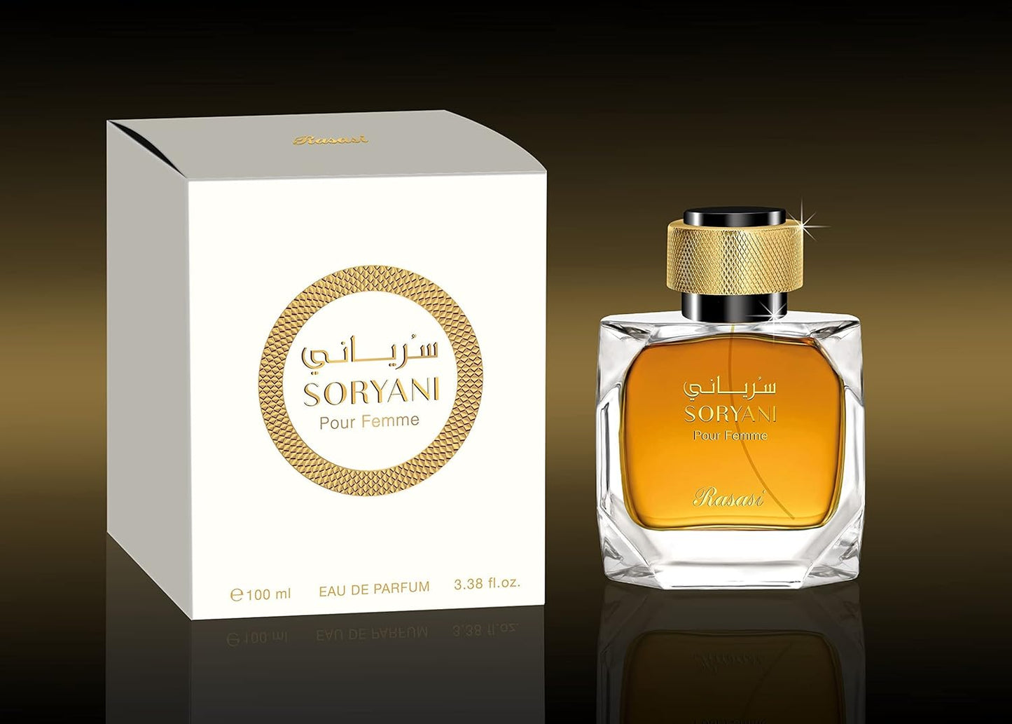 Rasasi Soryani Women’s EDP Spray - 3.38 oz Floral Fragrance for All-Day Wear