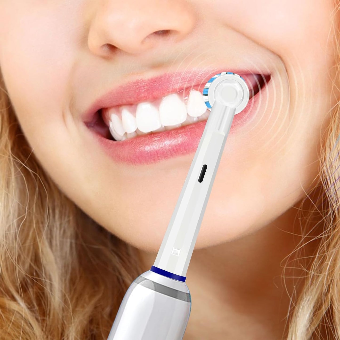 Replacement Electric Toothbrush Heads - 8-Pack Compatible with Oral-B Pro 1000 & Genius X | Medium-Soft Bristles for Gentle Deep Clean