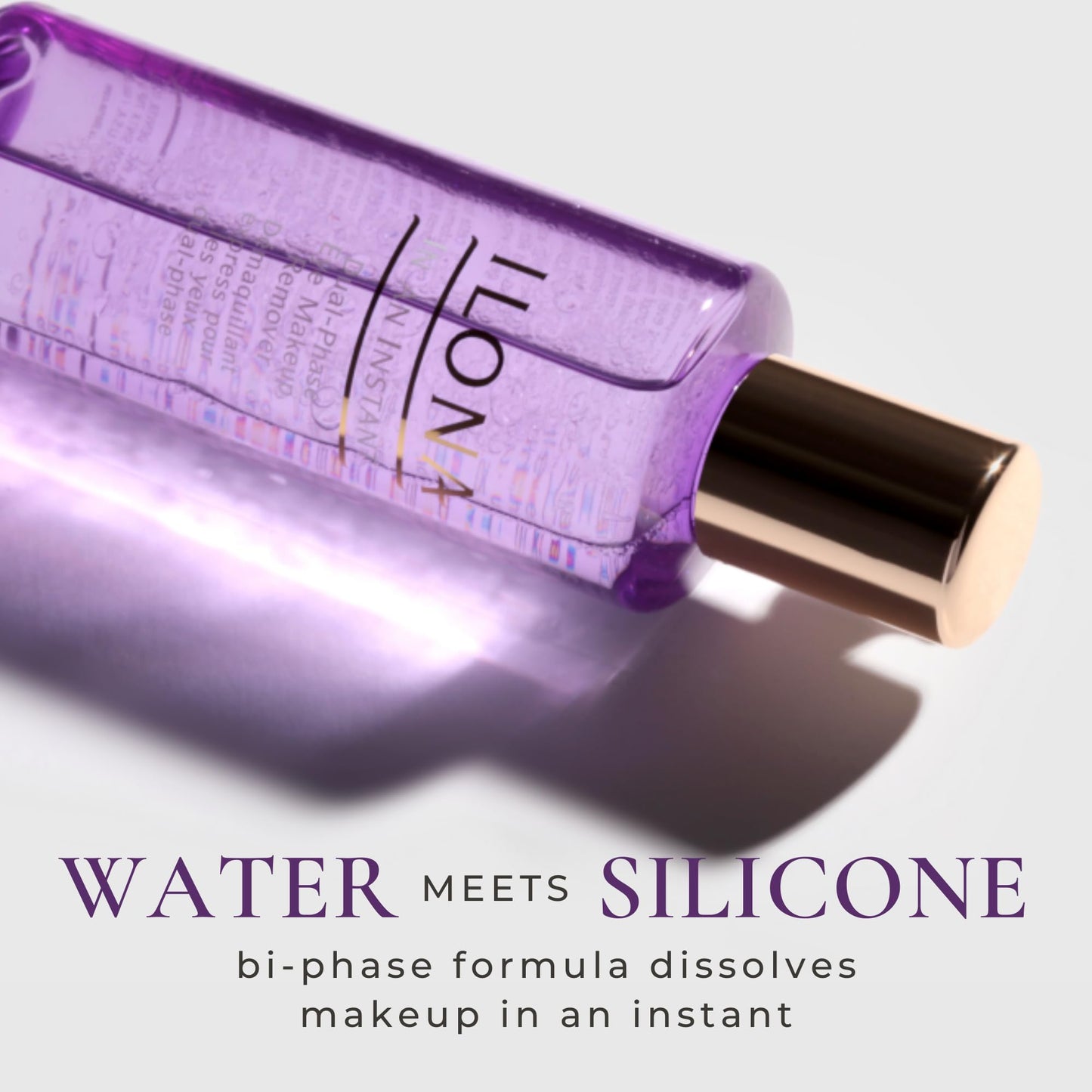 ILONA In an Instant Eye Makeup Remover | Melts Away Waterproof Mascara, Liner & Long-Wear Makeup | Oil-Free, Gentle for Sensitive Eyes | 4.0 oz