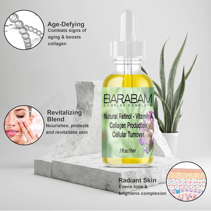 Organic Bakuchiol Face Serum - Natural Retinol Alternative with Squalane & Moringa Oil | Anti-Aging Moisturizer for Sensitive Skin