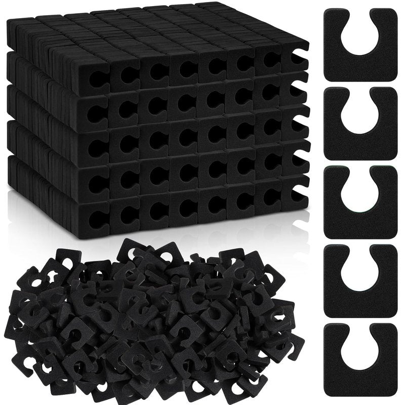 Toe Separators - 1000 Pcs Soft Foam Individual Dividers for Comfortable Pedicure | Black