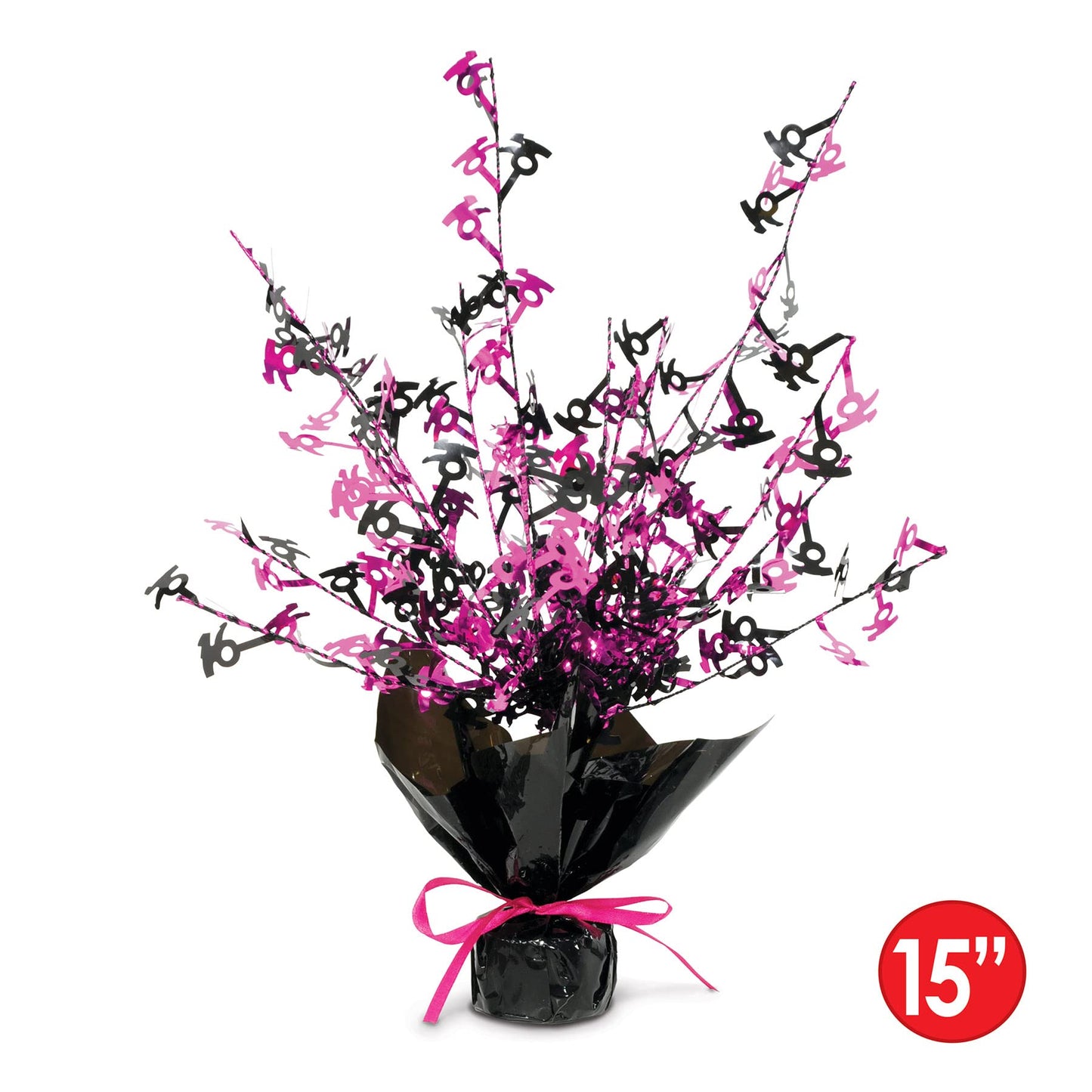 Beistle "16" Gleam 'N Burst Centerpiece, 15-Inch