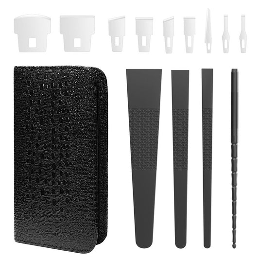 Glamne Pedicure Knife Set, 9 Types Replaceable Blades Pedicure Tool Ingrown Toenail Removal Blades Kit, Foot Callus Corn Dead Skin and Hard Skin Removal Tool for Feet