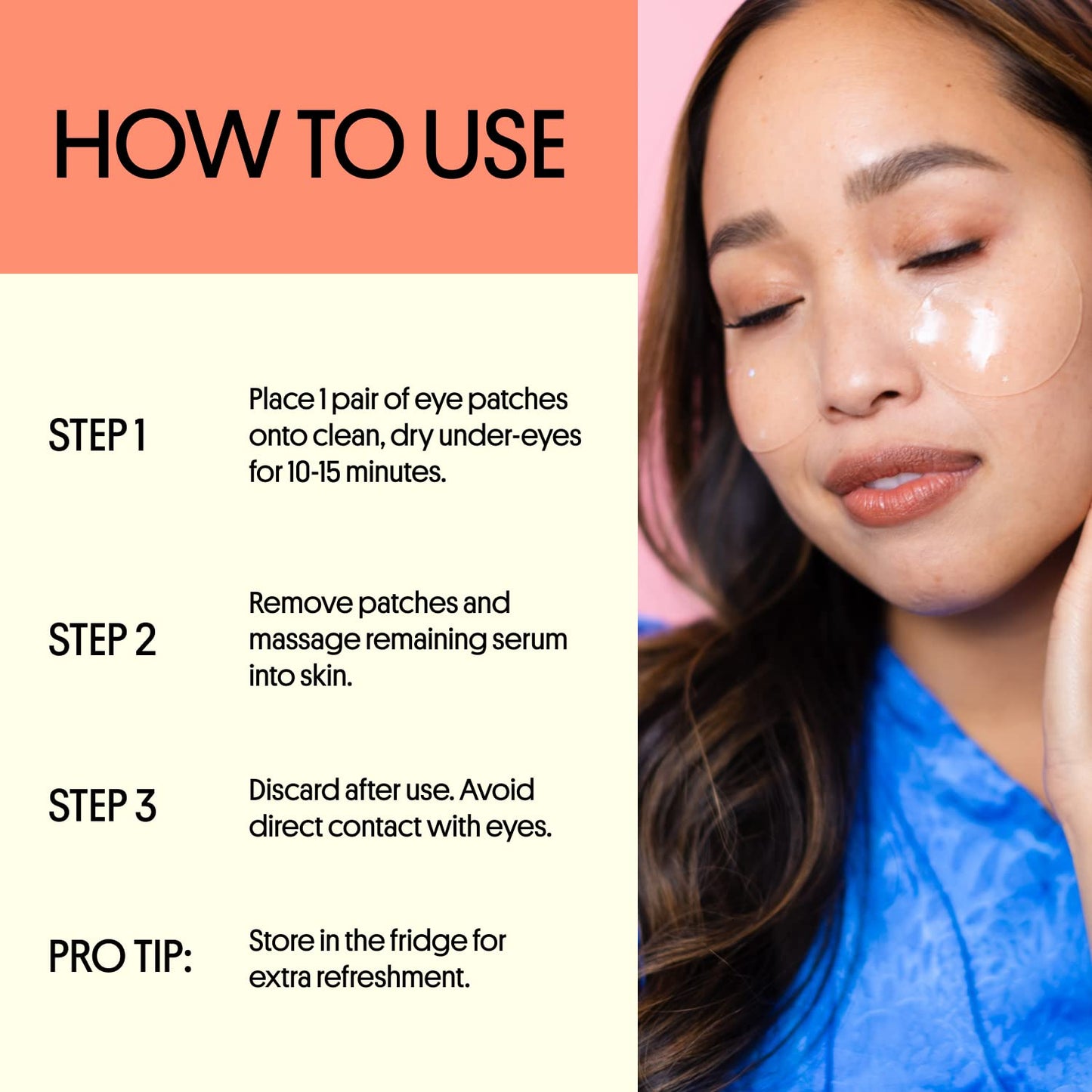 Winky Lux Hydrogel Eye Patches - Cooling Under Eye Treatment for Puffiness, Dark Circles & Bags | Infused with Caffeine & Vitamin C