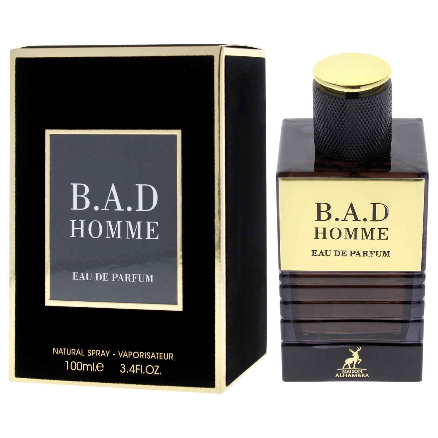B.A.D by Maison Alhambra for Men - 3.4 oz EDP Spray