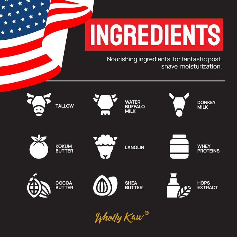 1776 Shaving Soap - Donkey & Water Buffalo Milk with Natural Extracts | Luxurious Grooming Experience