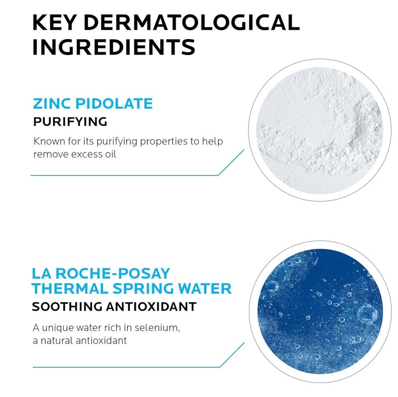 La Roche-Posay Effaclar Purifying Foaming Gel Cleanser - Oily Skin Face Wash with Zinc Pidolate, Alcohol-Free & Oil-Free