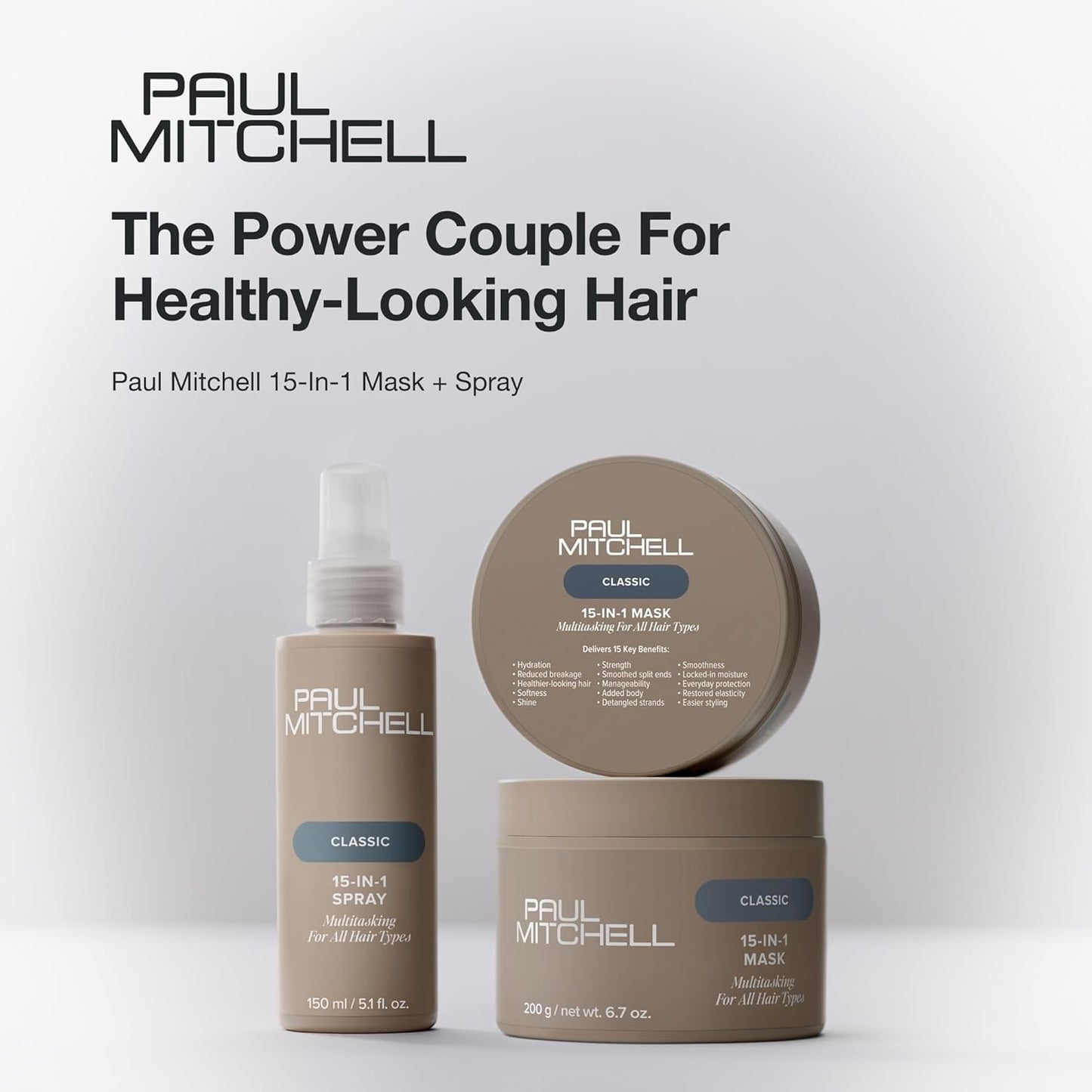 Paul Mitchell 15-In-1 Hair Spray - Multitasking Formula for All Hair Types | 5.1 fl. oz