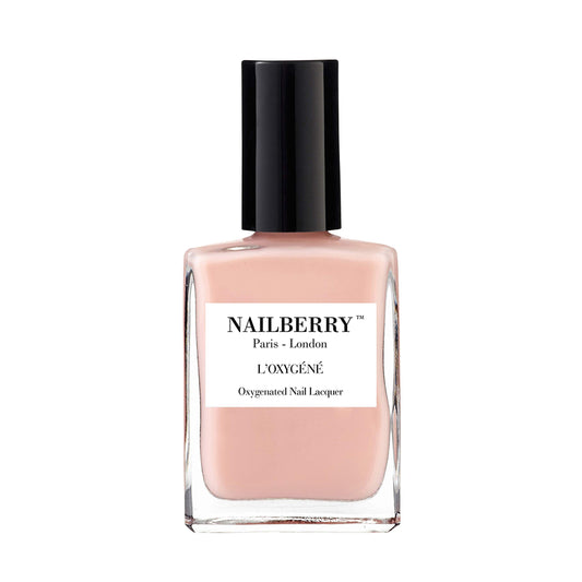 Nailberry L'Oxygéné Oxygenated Nail Lacquer | Charleston | Pastel Powder Blue Opaque Polish | UV Protected Long-Wear Nail Polish | 12-Free | Vegan | Certified Halal | Cruelty & Gluten Free | 15 ml