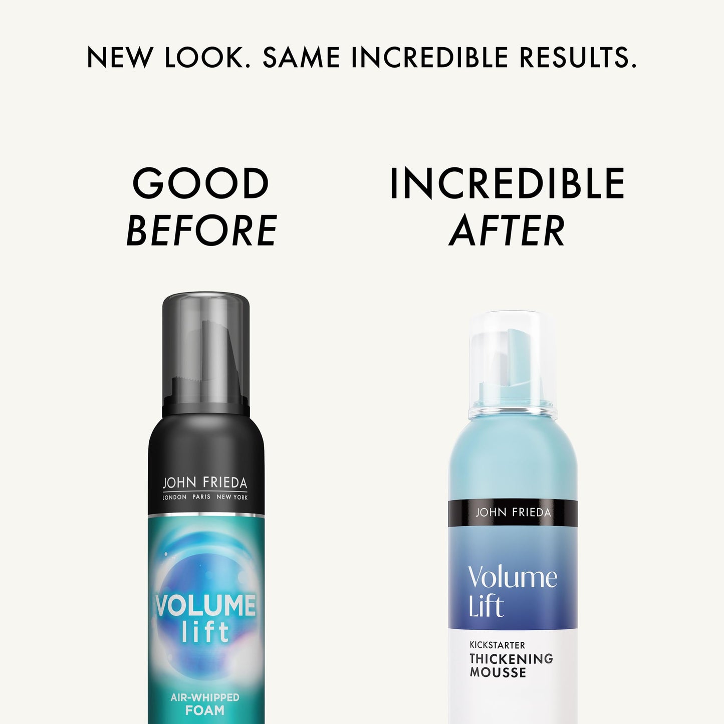 John Frieda Volume Lift Air Whipped Foam, Volumizing Hair Mousse with Air-Silk Technology for Fine or Flat Hair, Adds Lasting Body and Fullness with flexibile Hold, 7.5 Oz
