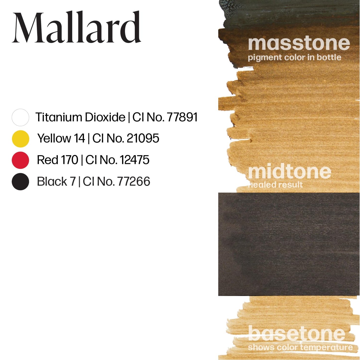 Perma Blend - Mallard - Microblading Ink for Permanent Eyeliner - Professional Tattoo Ink - Cool Medium Brown Tattoo Ink Makeup - Vegan (0.5 oz)