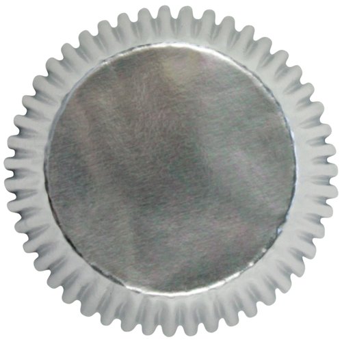 PME Silver Metallic Cupcake Liners, Standard Size