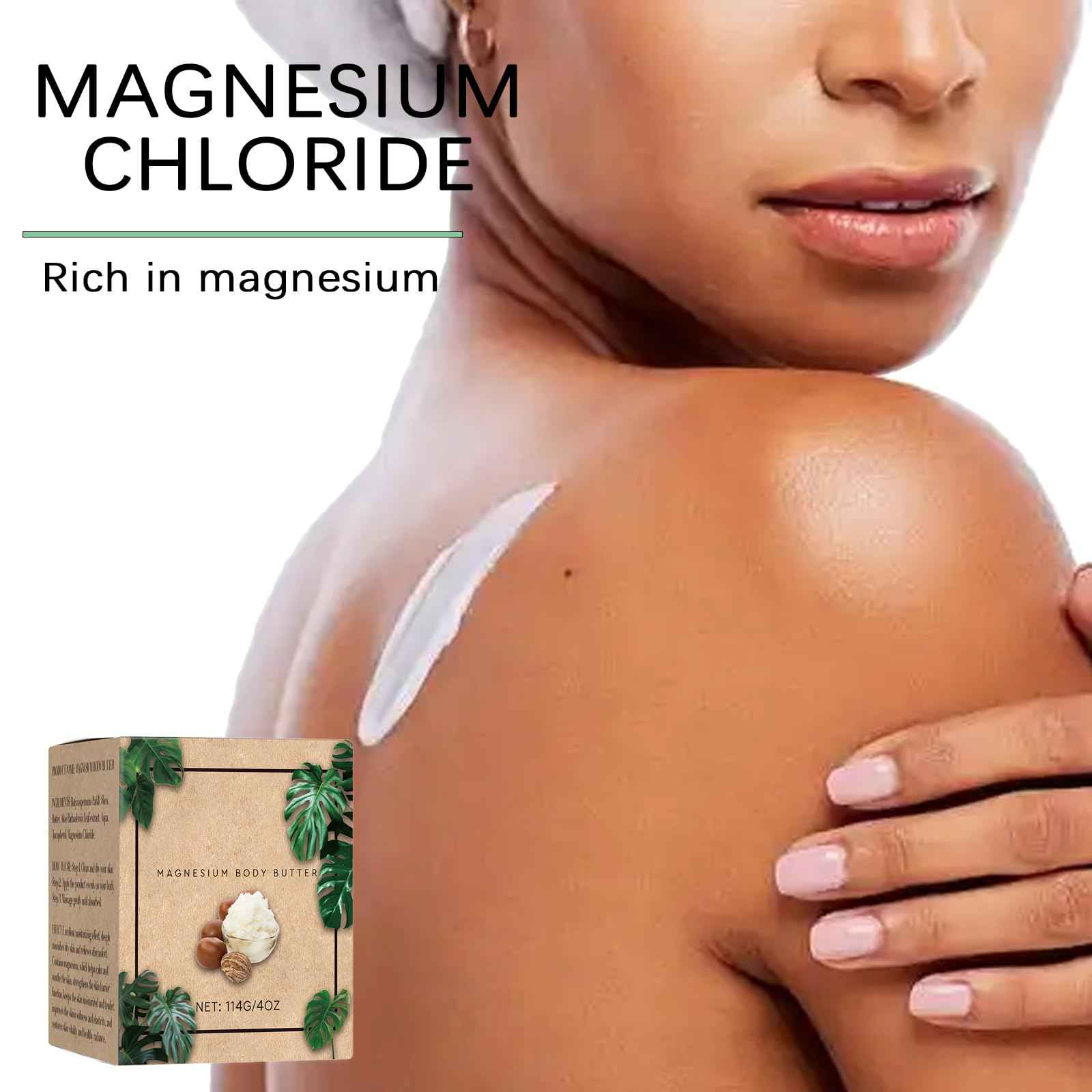 Neuropathy Cream, Magnesium Body Butter, Neuropathy Oasis Lotion, Magnesium Cream for Neuropathy, Deeply Moisturizes Skin, Keep Soft Smooth(114g/2pcs)