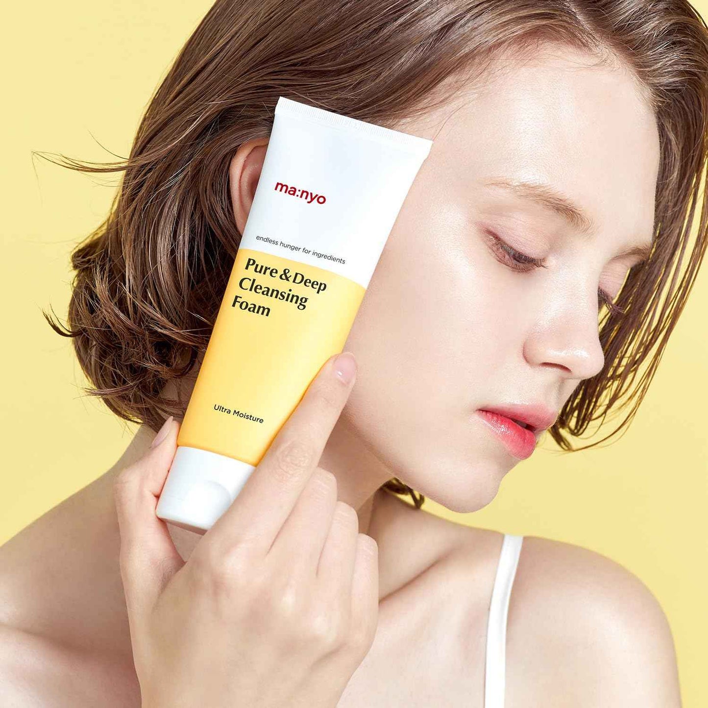 MANYO Pure & Deep Cleansing Foam, Facial Cleanser for Double Cleansing, Makeup Remover, Daily Gentle Face Wash, Hydrating Face Wash, Korean Skin Care, 6.7 fl oz (200ml)