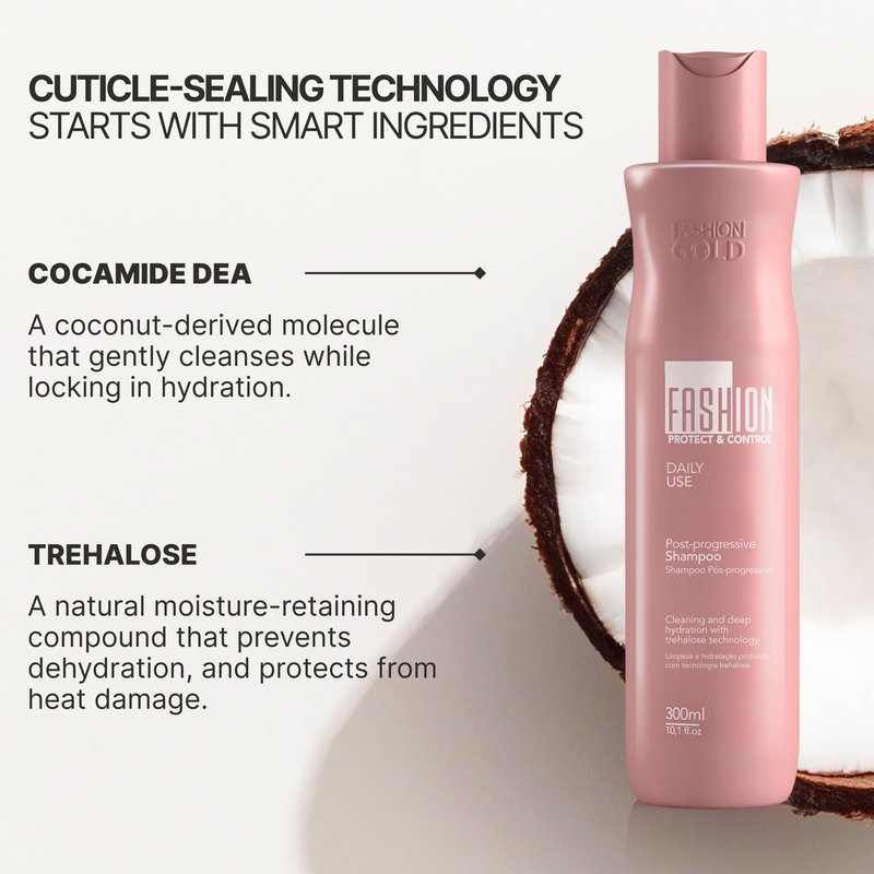 Fashion Gold SHAMPOO - 300ml / Protect & Control
