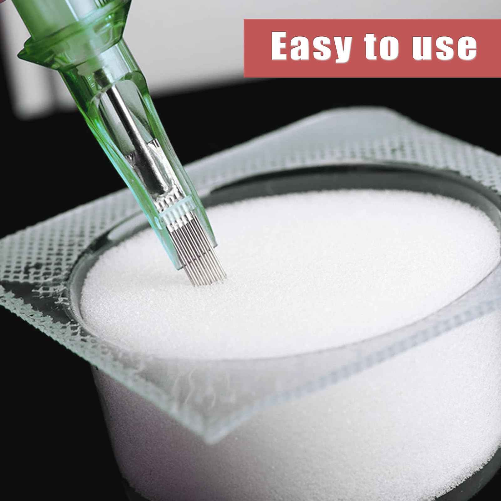 Dip Foam Cup - SOTICA 24pcs Professional Dipping Cleaning Rinse Cups Caps Sponge Cleaning Cups for Cartridge Cleaning Supplies