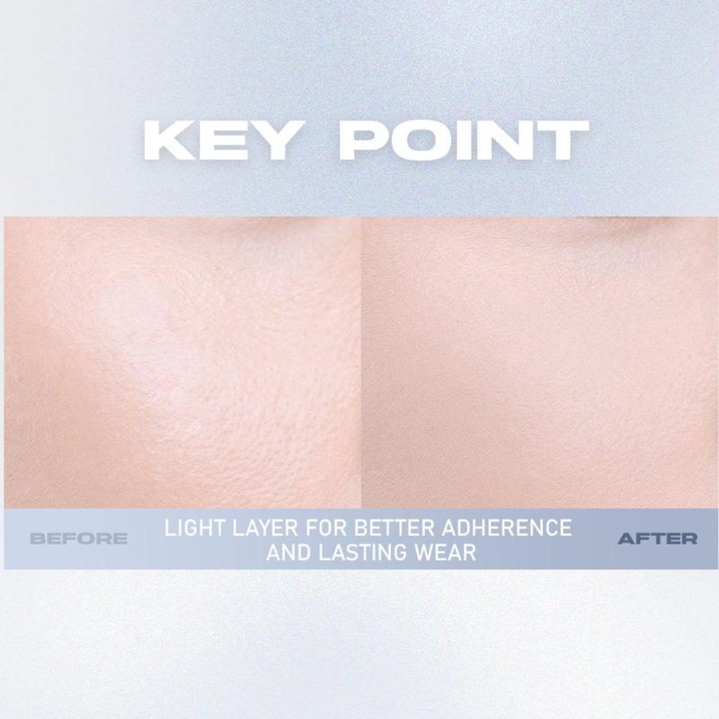 ABOUT TONE Powder Pact - Pressed Powder Compact with Mirror and Puff Makeup Fixing Setting Natural Blur Semi-Matte Finish Transparent Face Tone-Up Oil & Sebum Control Vegan (AIR FIT POWDER PACT)