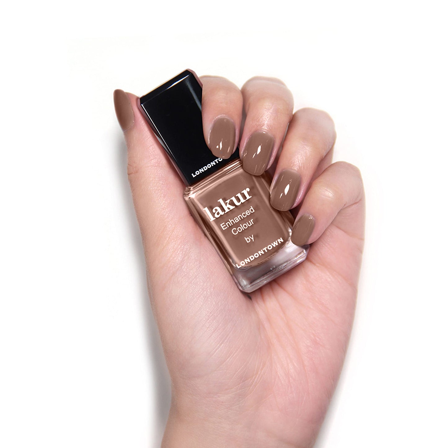 LONDONTOWN lakur Nail Polish, Nude & Brown Shades, Mudslide