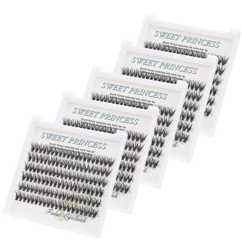 3D Individual Eyelash Extensions - Soft Black C Curl | 0.07mm Thickness, Mixed Lengths 8-16mm (5 Packs)