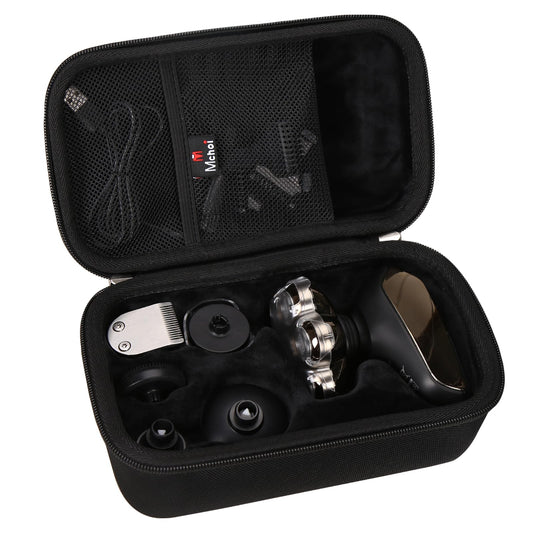 Mchoi Hard Case Suitable for SHPAVVER 5-in-1 Electric Razor IPX7 Waterproof for Bald Men, Waterproof Shockproof Head Shavers Protective Case, Case Only