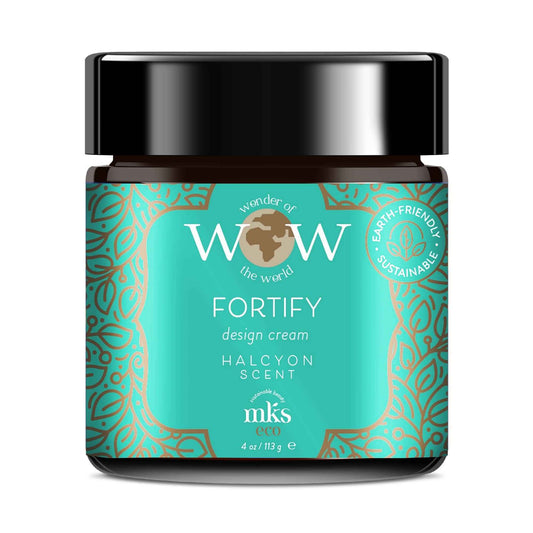 MKS eco WOW Fortify Design Cream, Halcyon Scent - 4 oz - Free From Silicones, Sulfate Cleansers, Parabens, Gluten, Mineral Oil & Petrolatum - Vegan, Cruelty Free
