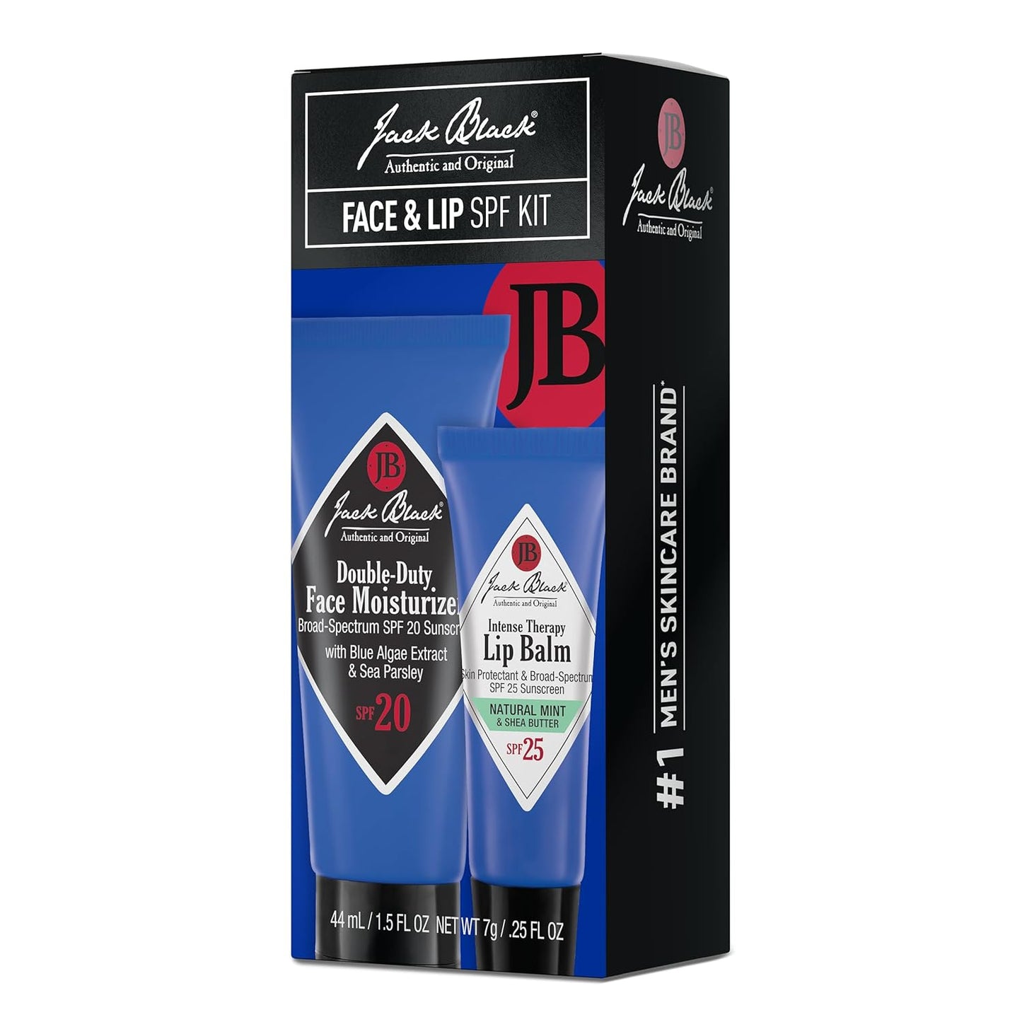 Jack Black Double Duty Face Moisturizer - SPF 20 Hydrating Cream for Men | Lightweight & Non-Greasy Formula