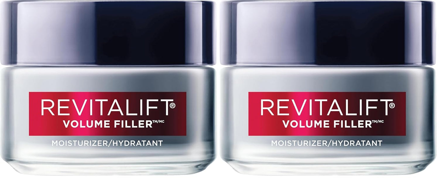 L’Oreal Paris RevitaLift Volume Filler Facial Moisturizer - Daily Hydration, 1.7 Oz (Pack of 2)