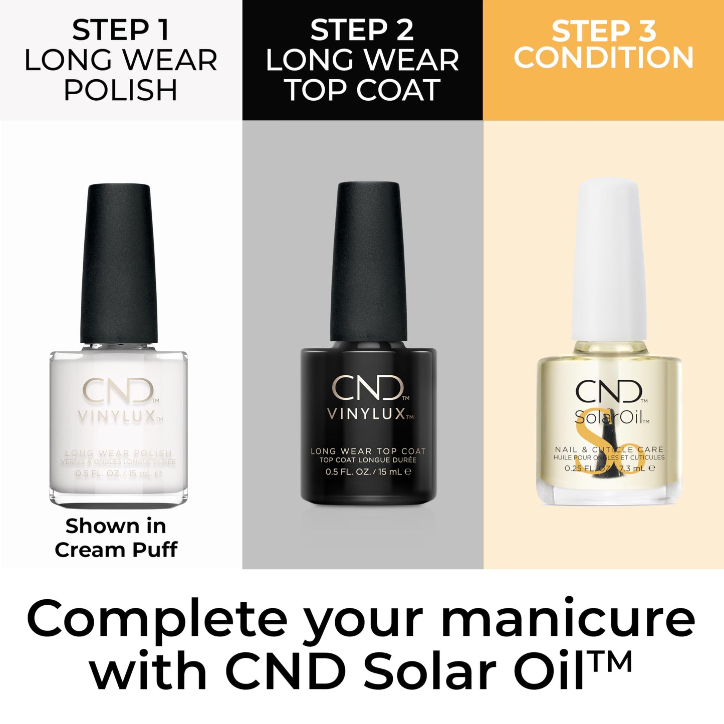 CND Vinylux Longwear Nude Nail Polish, Gel-like Shine & Chip Resistant Color, 0.5 Fl Oz