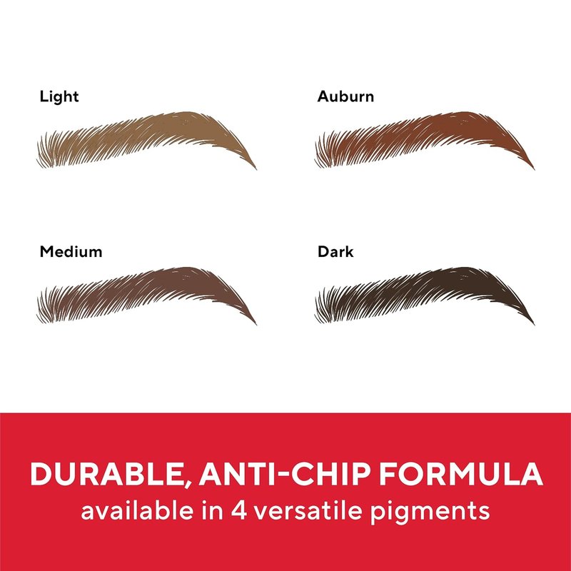 Mirabella Ultra Fine Brow Pencil - Waterproof, Smudgeproof & Blendable Eyebrow Definer | Perfect for Natural Brows