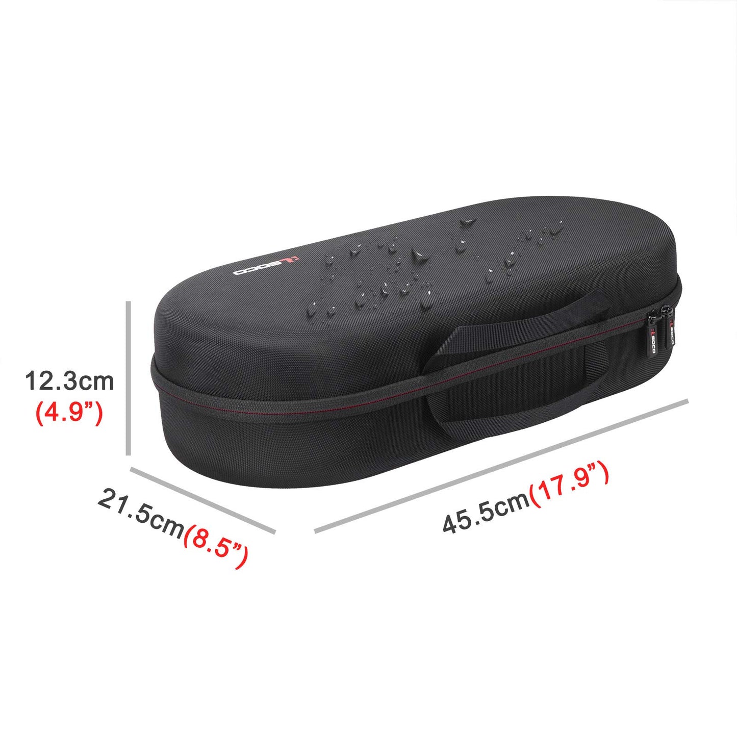RLSOCO Travel Case for Dyson Airwrap Complete Long/Complete Styler HS08 HS05 HS01,NOT for Dyson Airwrap i.d. - Fits 4pcs Long Barrels or Short Barrels - Black (Case Only,Hair Styler is not Included)