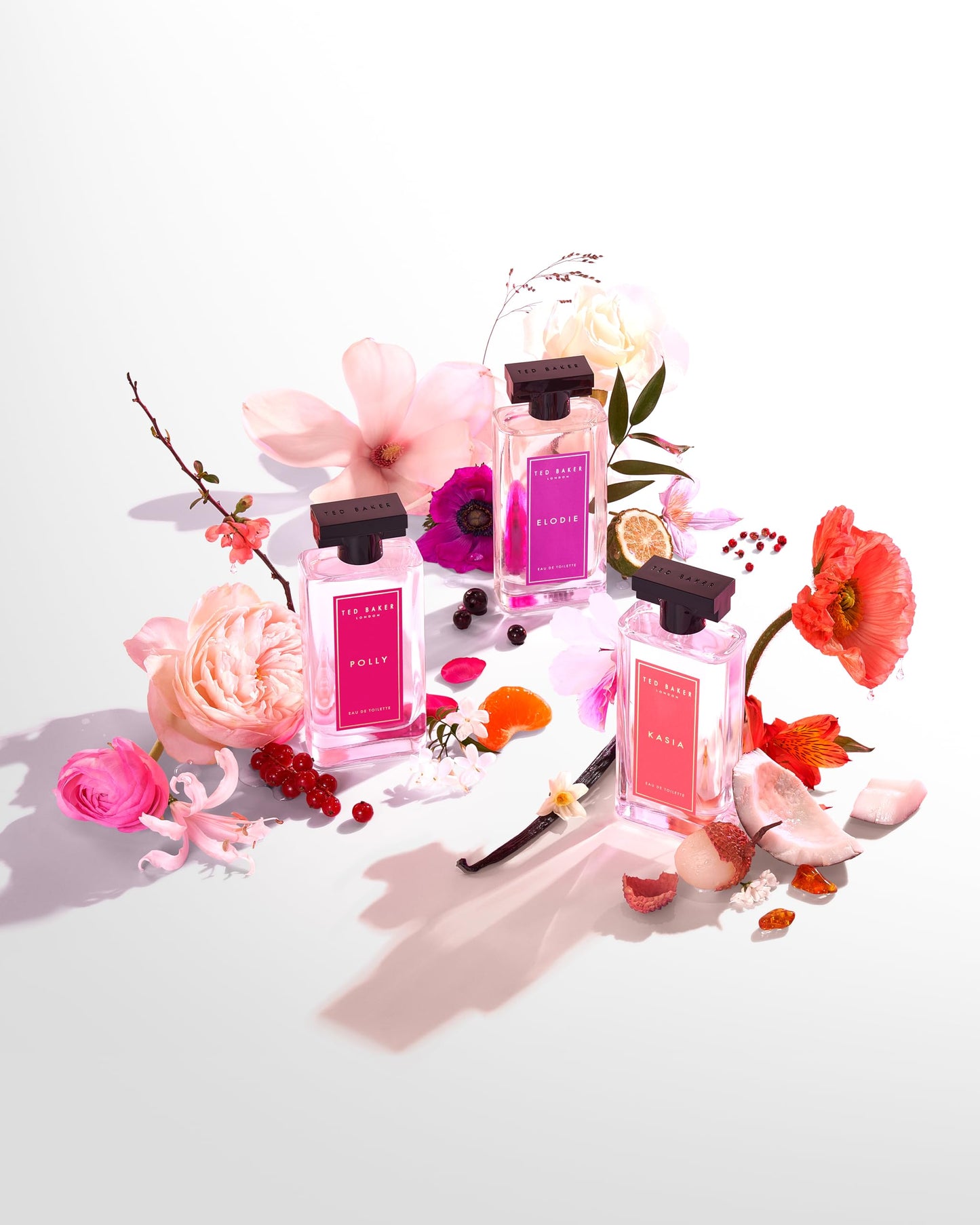 Ted Baker Floret Elodie Eau de Toilette for Women, Woody Floral Perfume with Pink Pepper, Bergamot, Magnolia & Amber, Long-Lasting Fragrance, Perfume gift 1.69 fl oz / 50ml