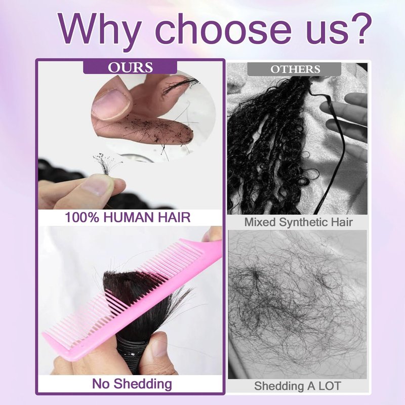 Human Braiding Hair for Boho Braids 100g 18 Inch Deep Wave Bulk Human Hair for Braiding Knotless No Weft 12A Wet and Wavy Curly Human Hair Extensions Bohemian 4 Bundles Natural Color