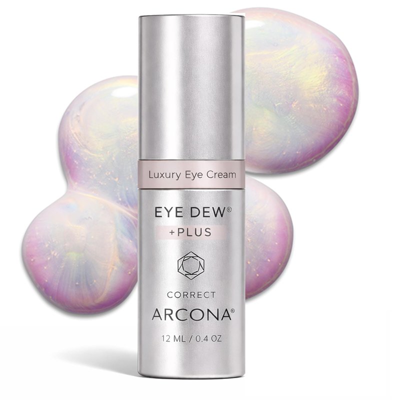 ARCONA Eye Dew Plus Under Eye Serum – Liquid Crystal Eye Treatment – Firms & Brightens Dark Circles + Puffiness – 0.4 oz