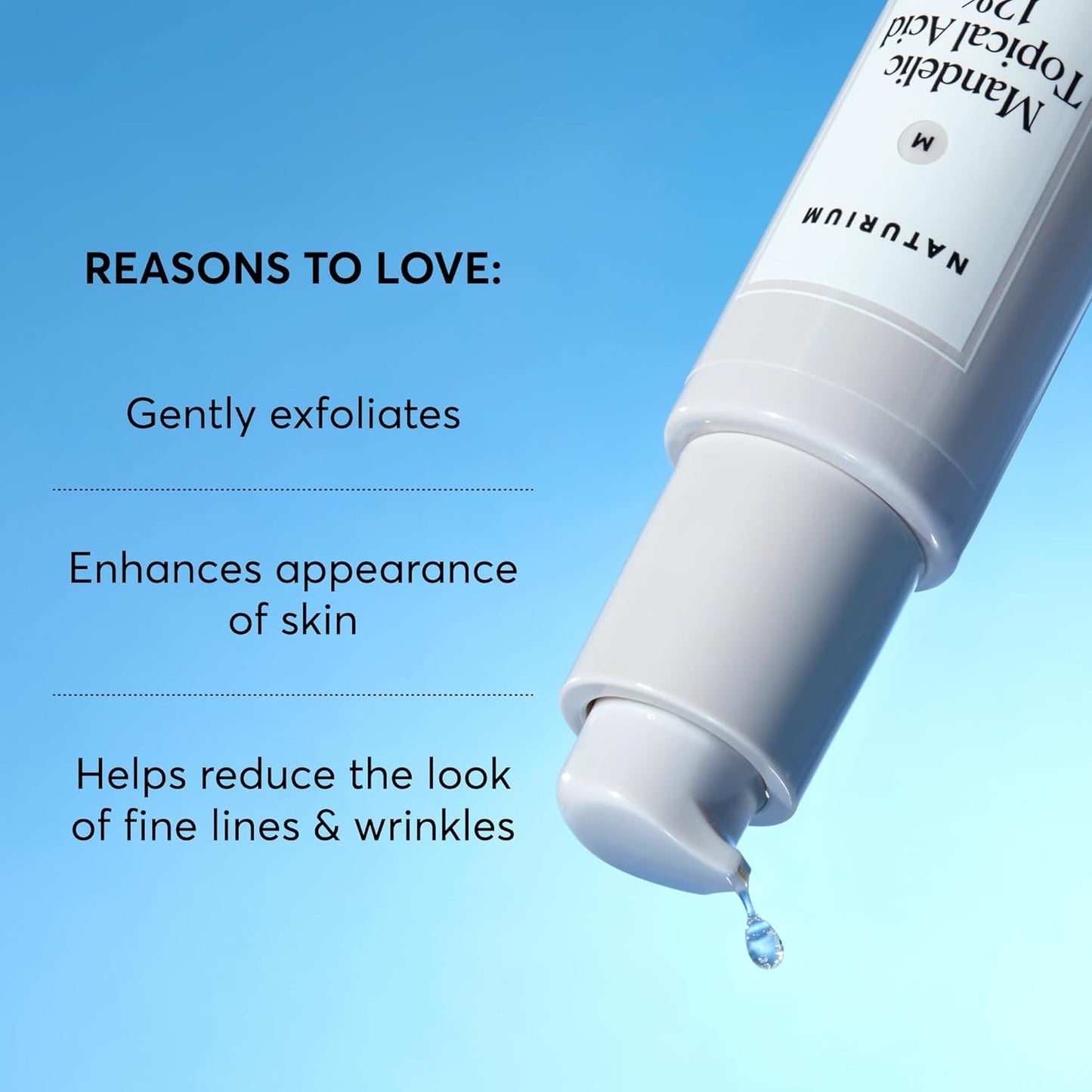Naturium Mandelic Acid 12% Serum - Anti-Aging Formula with Niacinamide & Fruit Acids | 1 oz