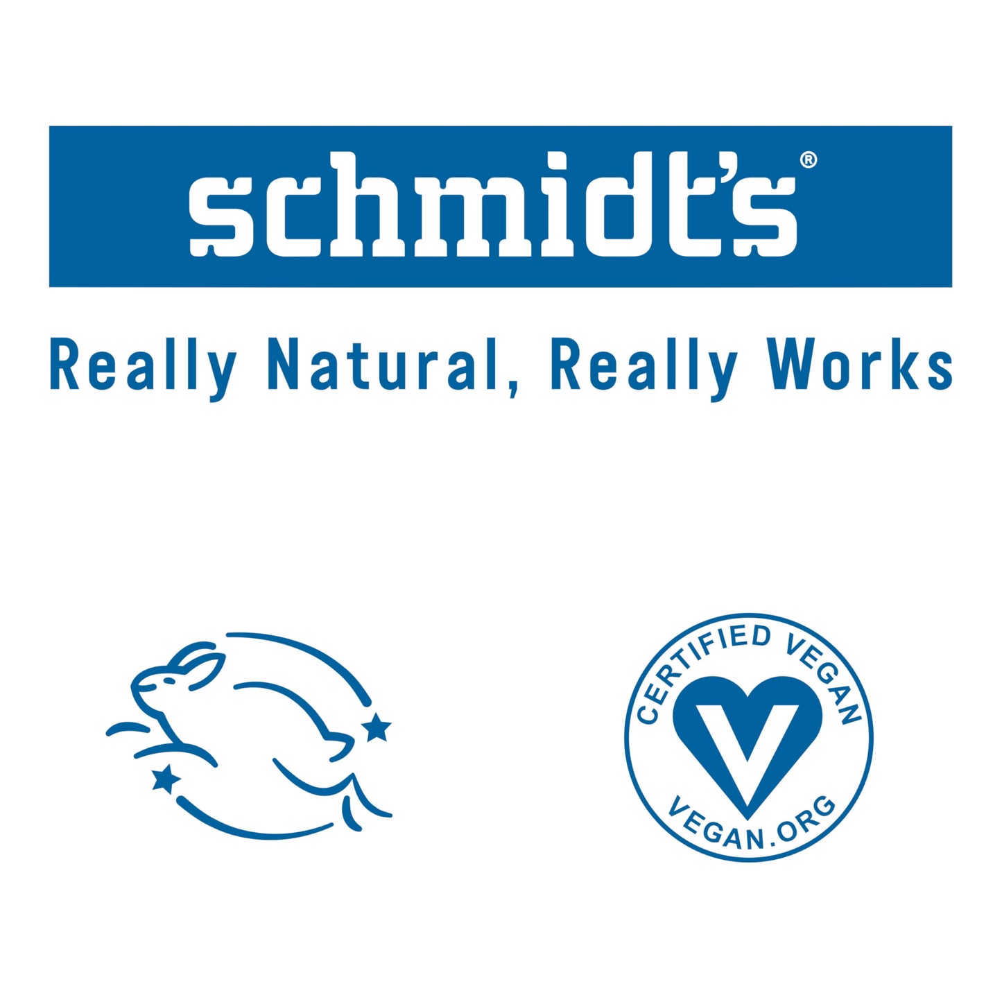 Schmidt's Aluminum-Free Vegan Deodorant Fresh Rain & Birch with 24 Hour Odor Protection, for Women and Men, Natural Ingredients, Cruelty-Free, 2.65 oz