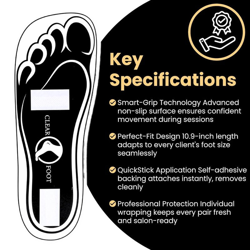 Disposable Spray Tan Feet Pads - 150 Pairs (300 Feet) for Easy Application | Deluxe Hygienic Solution for Salons & Home Use