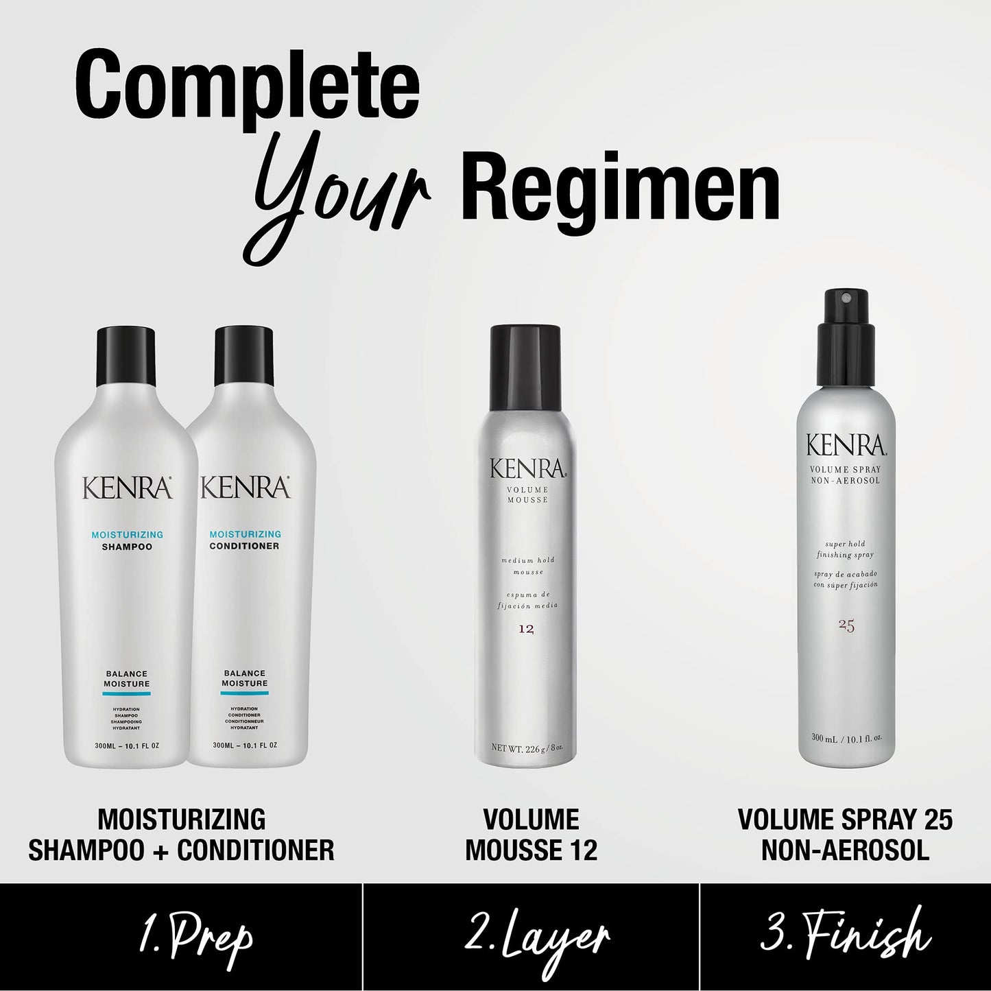 Kenra Professional Volume Spray Non Aerosol 25 | Super Hold Finishing Spray | High Humidity Resistance | Flake-Free and Fast-Drying | All Hair Types | 10.1 fl. oz. (2-Pack)