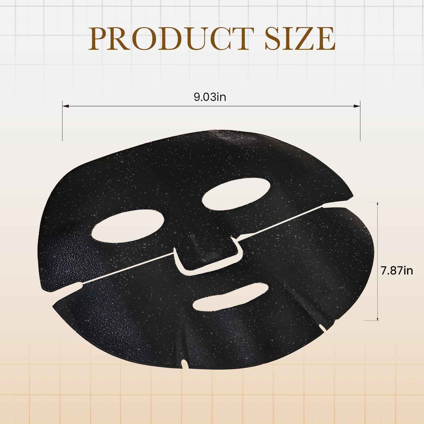 HEALOINE Black Diamond Facial Mask Collagen Face Mask Lifting and Firming, Tone Tighten Korea Skincare for Spa-Grade Skincare for Radiant Skin Face Mask Set of 2 (1.05 oz each)