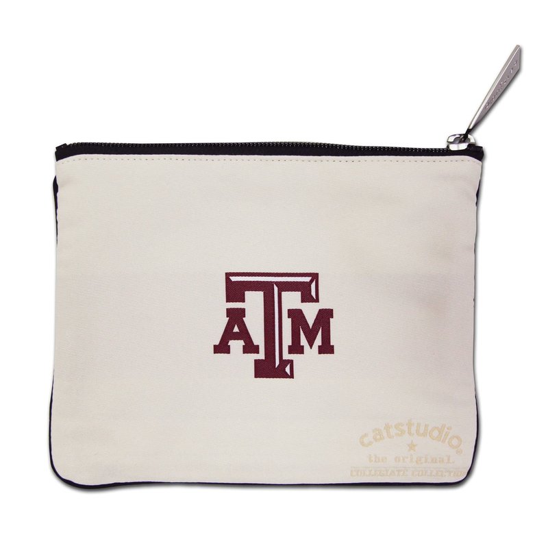 Catstudio Zipper Pouch, Texas A&M University Travel Toiletry Bag, 5 x 7, Ideal Makeup Bag, Dog Treat Pouch, or Purse to Organize Supplies for Grads & Alumni