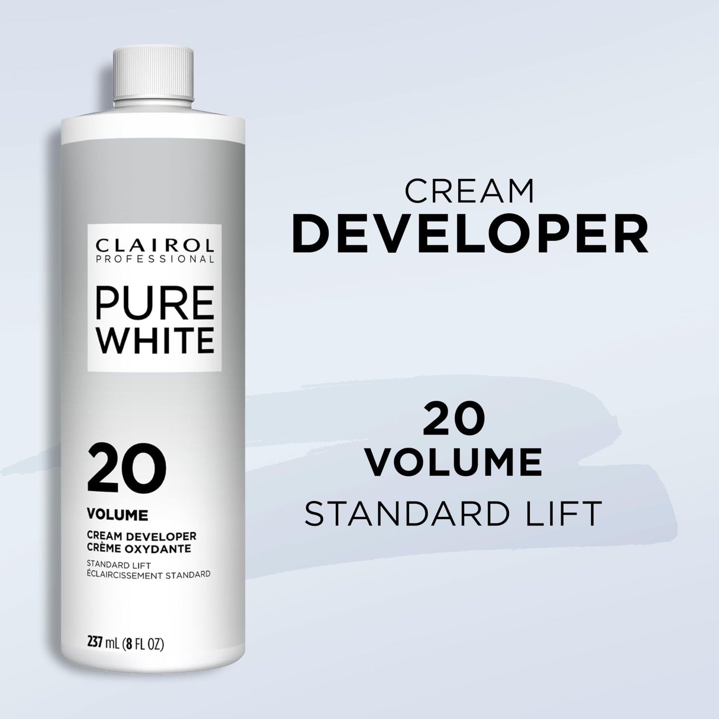 Clairol Professional Pure White 20 volume Crème Developer, 128 oz