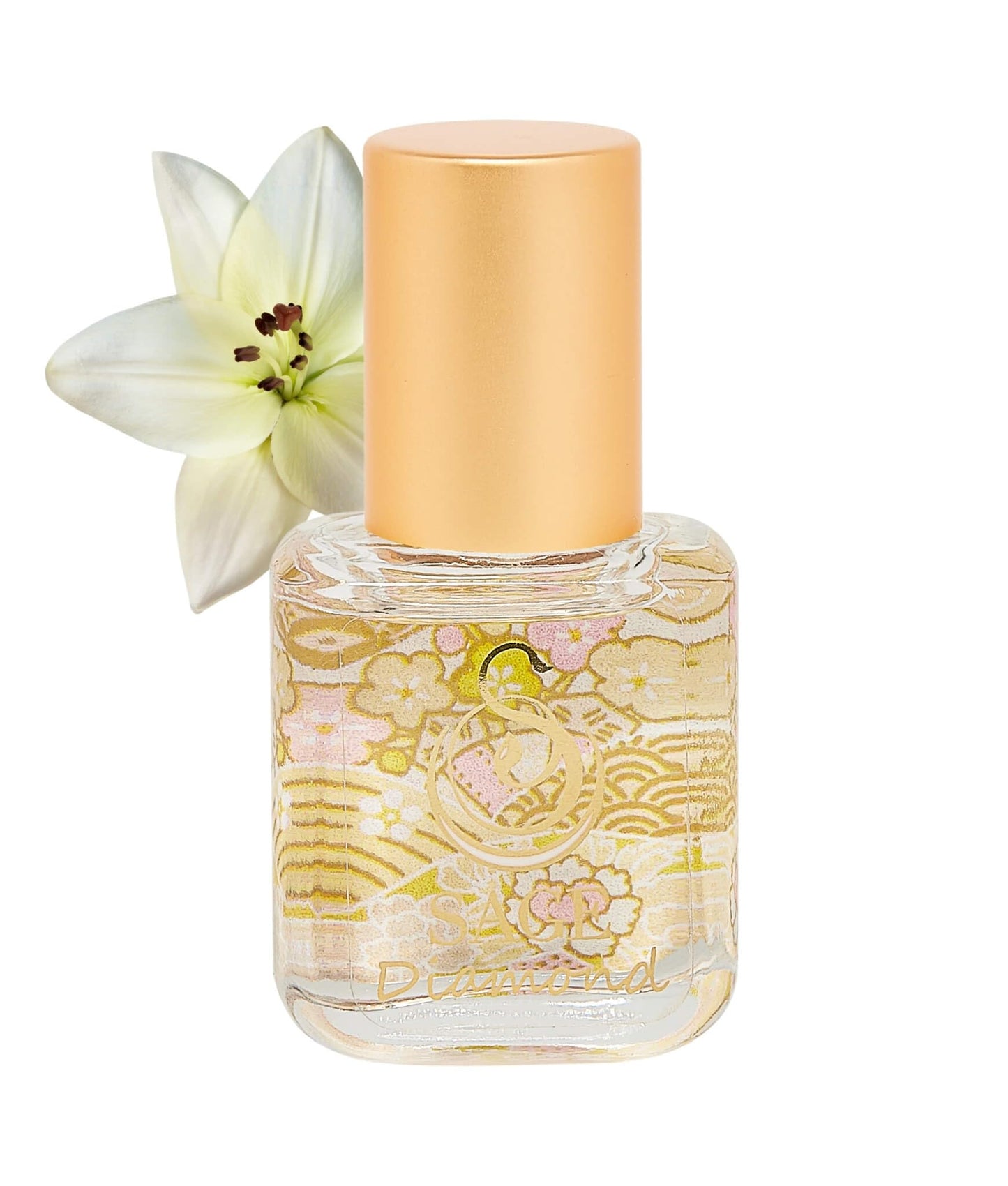 Sage Diamond, Roll On Perfume, Extract, Lily, White Musk, White Amber, Sandalwood Essential Oils, Mini Perfumes for Women, Women’s Fragrances, Fragrance, Perfumes for Women, 1/4oz, Travel Size Perfume